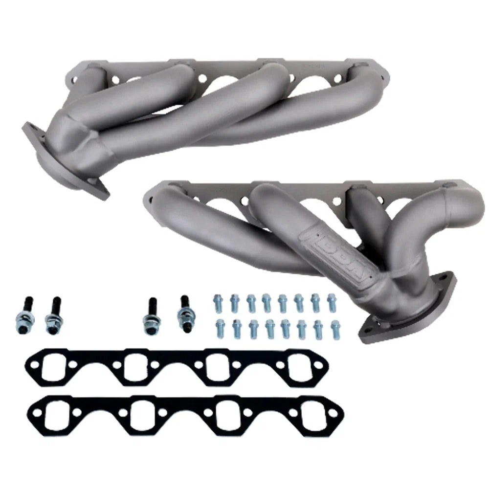 Fits 1987-95 Ford F150 302 1-5_8 Shorty Exhaust Headers (Titanium Ceramic)-3510